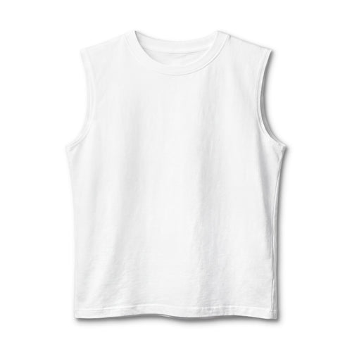 True Form Muscle Tank — Floral Graphic Back Print