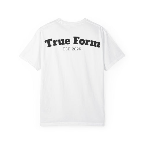 True Form Vintage Logo T-Shirt — 'True Form' Back Print, EST. 2026