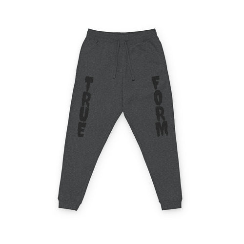 Embroidered Graphic Joggers — 'VINTAGE' Side Script Fleece Sweatpants