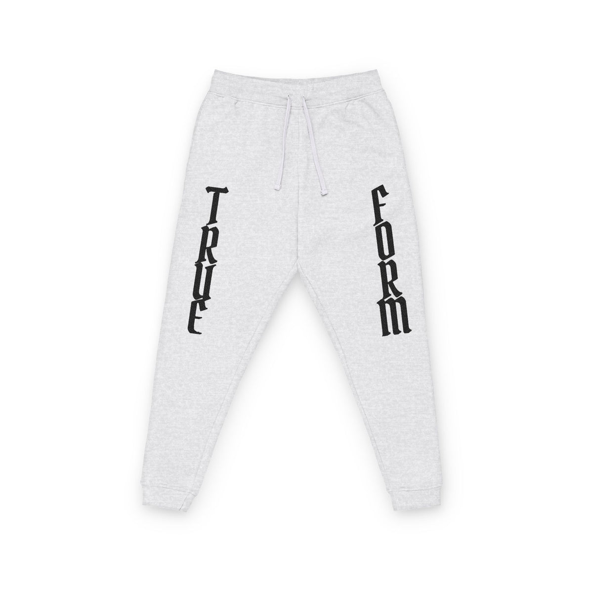 Embroidered Graphic Joggers — 'VINTAGE' Side Script Fleece Sweatpants