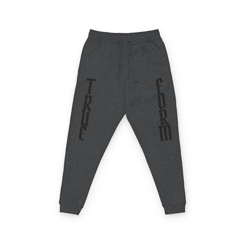 Embroidered Graphic Joggers — 'VINTAGE' Side Script Fleece Sweatpants