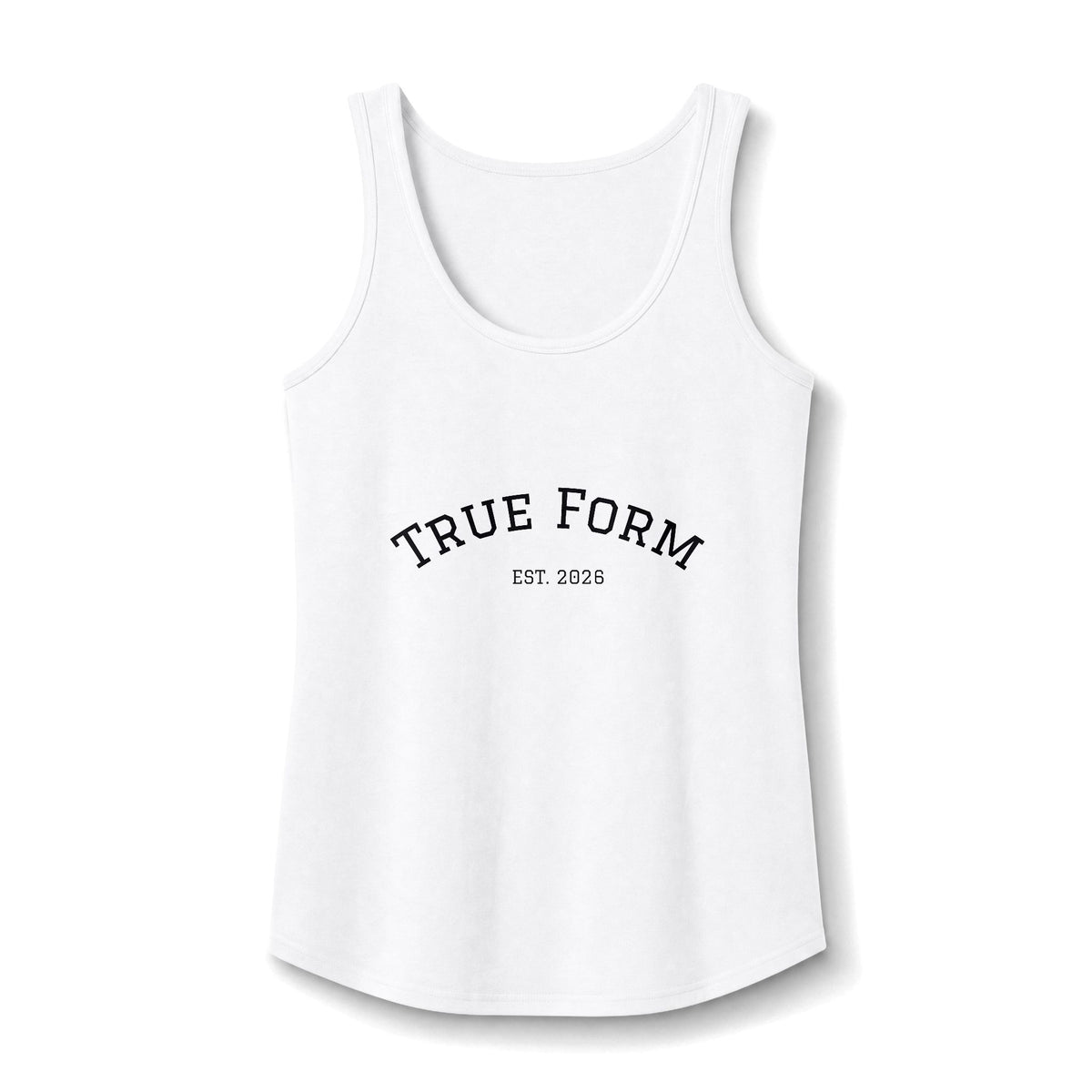 True Form Women's Cotton Tank Top — Minimal Arch Logo