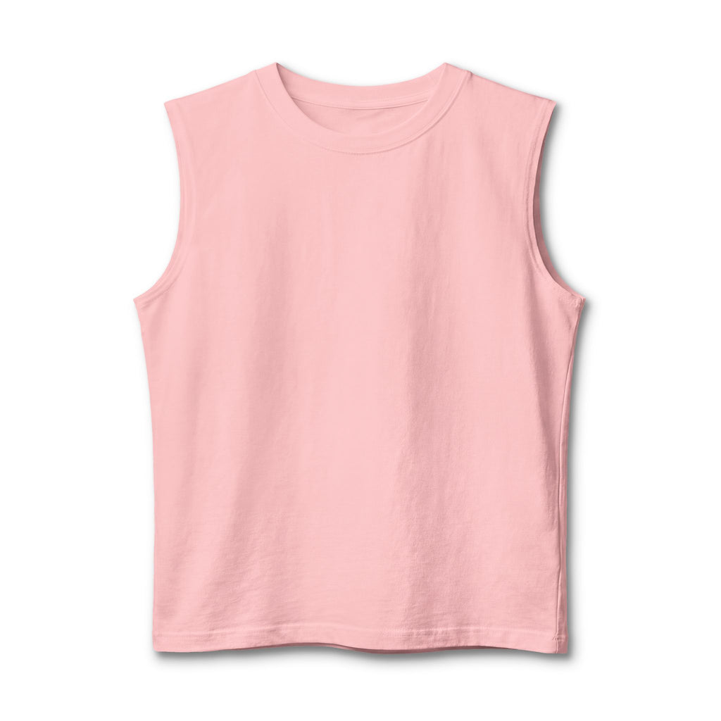True Form Muscle Tank — Floral Graphic Back Print